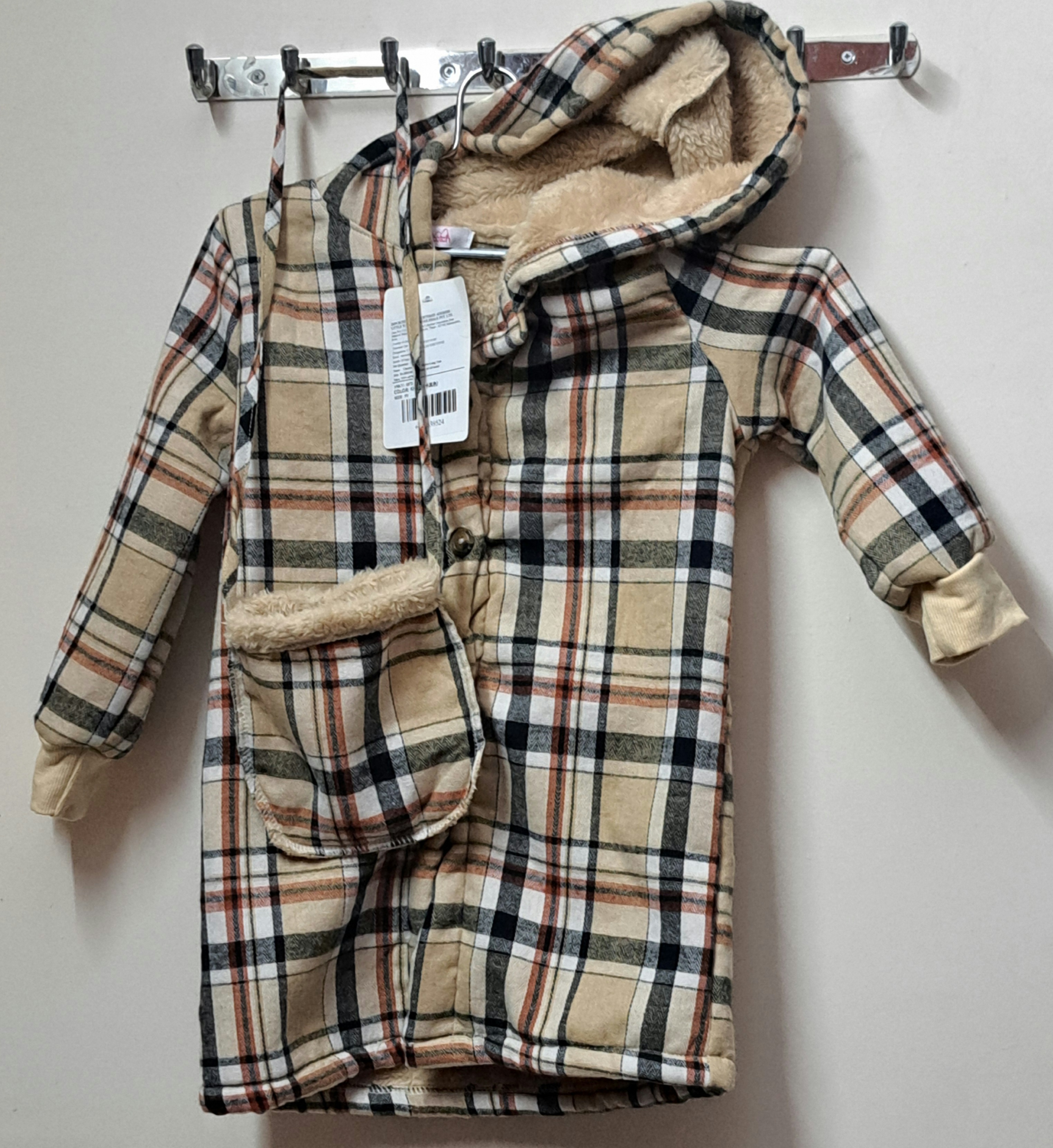 Girls Long Sleevs Coat for 5 years of age